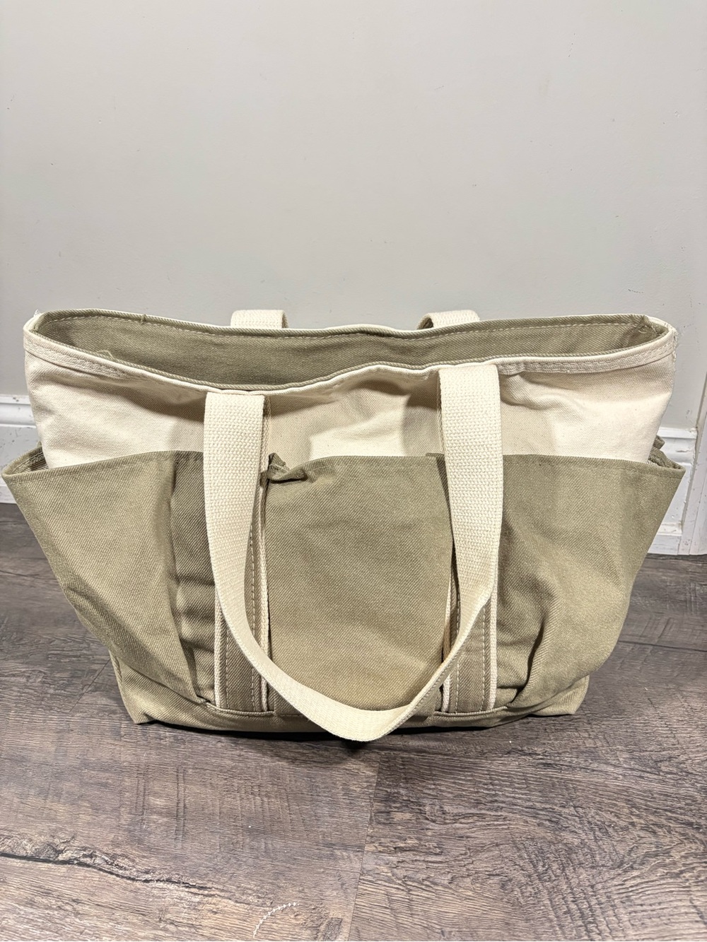 L.L. BEAN Vintage Gardening Boat and Tote Utility Canvas Large Bag - Picture 2 of 10